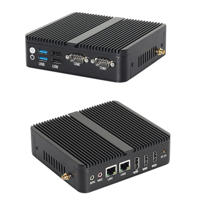 Processador Intel Celeron J6412 Com DDR4 16GB de RAM e 2 HD Industrial PC sem ventilador