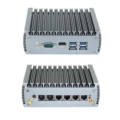 Mini PC Industrial Intel I5 1145G7 com Seis LAN, Uma COM e 1 HDMI