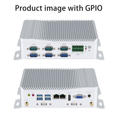 Processador Intel N100 Com Dual LAN Seis COMs e DDR5 max 16GB Industrial Mini PC