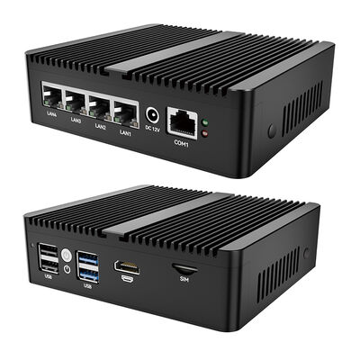 Mini PC Intel Celeron N5105 Processador DDR4 4 Intel I225AT Gigabit LAN 4 USB Computador roteador macio de alto desempenho