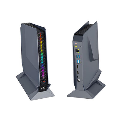 Mini pc para jogos com processador intel core i7 8750h gtx1050 4gb gpu 2 portas HD-MI 1 realtek 8111h 1000mbps gigabit lan mini computador