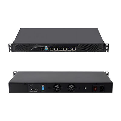 Roteador firewall 1U com processador Intel Pentium 4405U 6 Intel I225 2.5G placa de rede LAN DDR4 2 USB 3.0 Win7 Win10 Mini computador